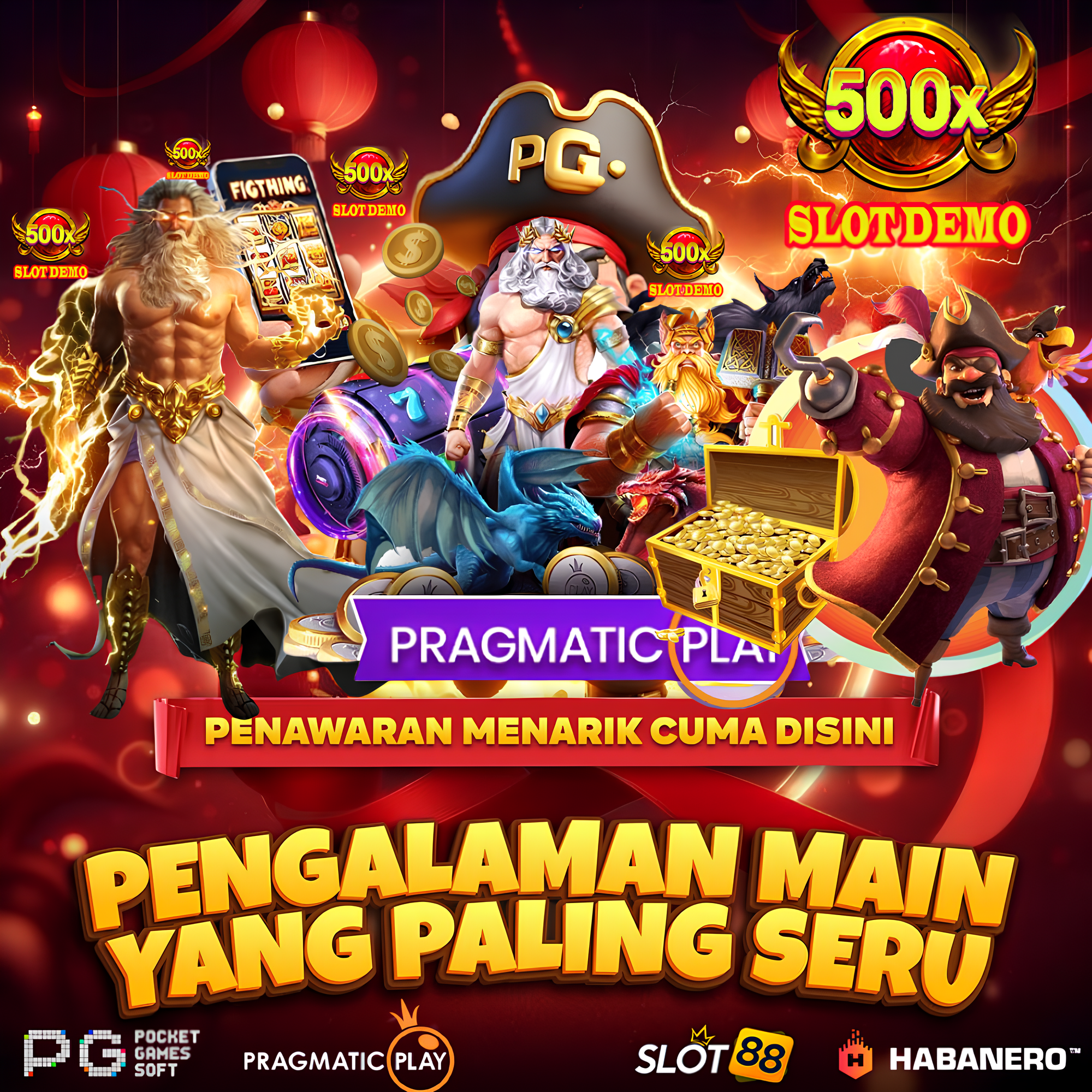 Slot Demo By Pragmatic Play & PG Soft x1000 Asli Tanpa Modal Deposit