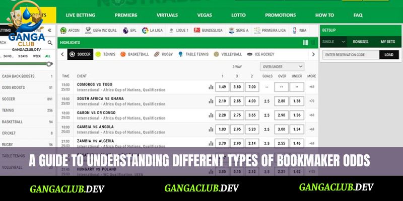 A guide to understanding different types of bookmaker odds