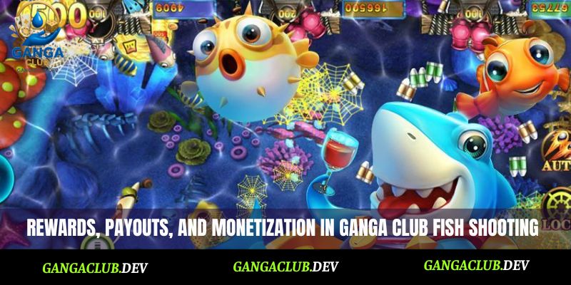 Rewards, payouts, and monetization in Ganga Club Fish Shooting
