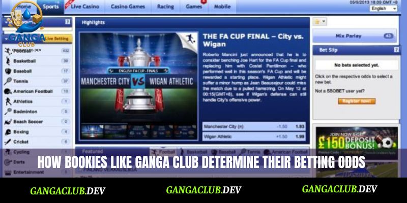 How bookies like Ganga Club determine their betting odds